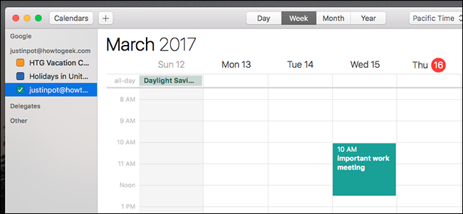is there an icon for google calender you can put on mac desktop